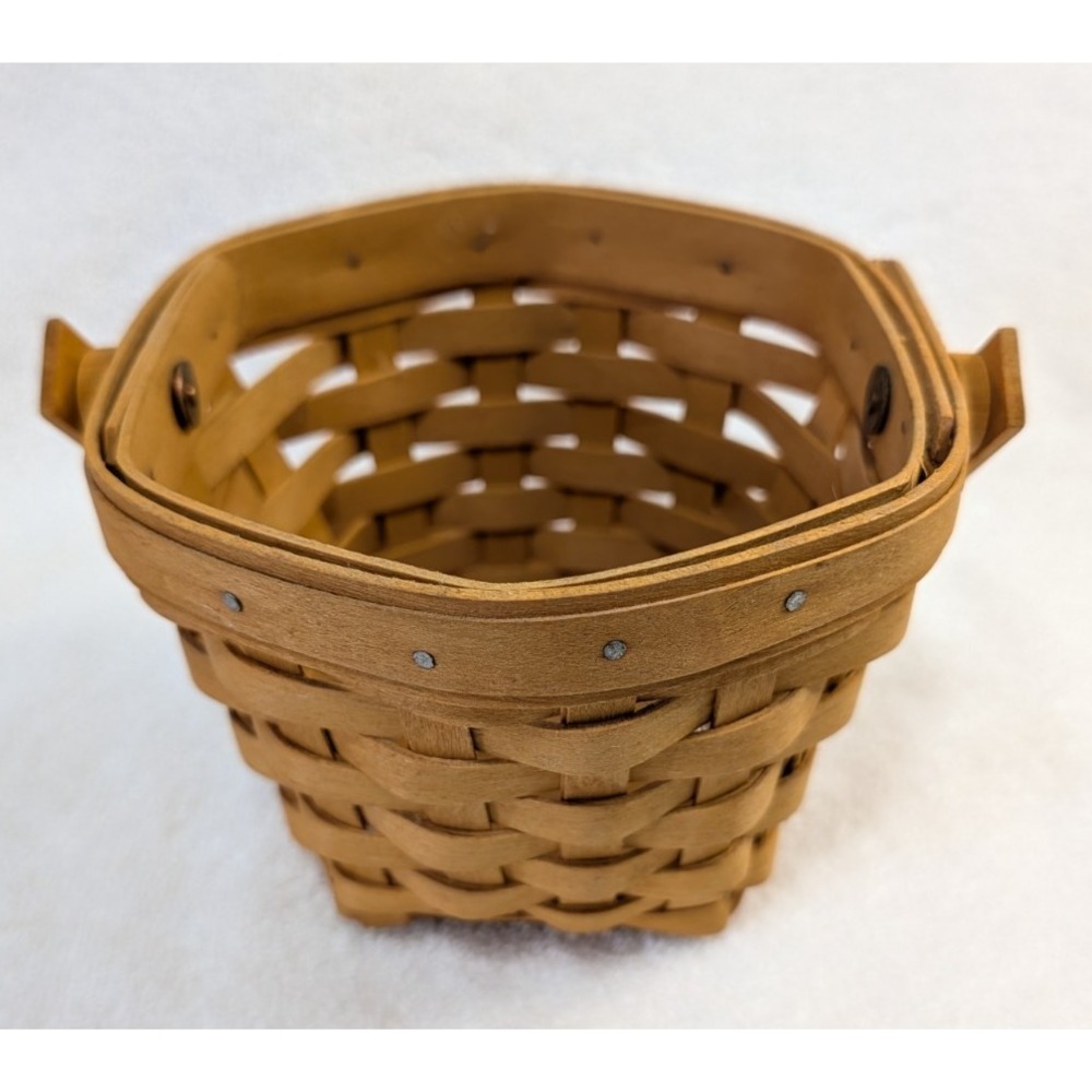 Longaberger Small Swing Handle American Cancer Society Basket 2001